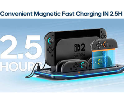 Charging Dock for Nintendo Switch 2 Controller V2