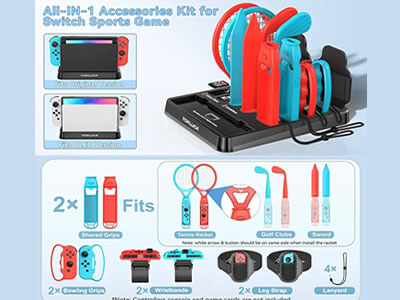 Tokluck Switch Sports Accessories Bundle