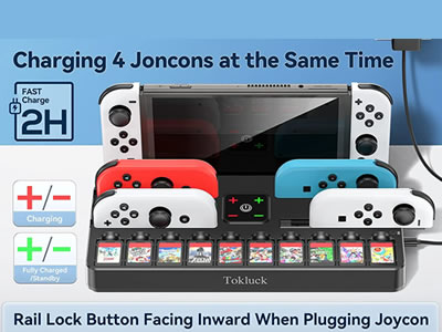 Tokluck Switch TV Dock with Joycon Charger